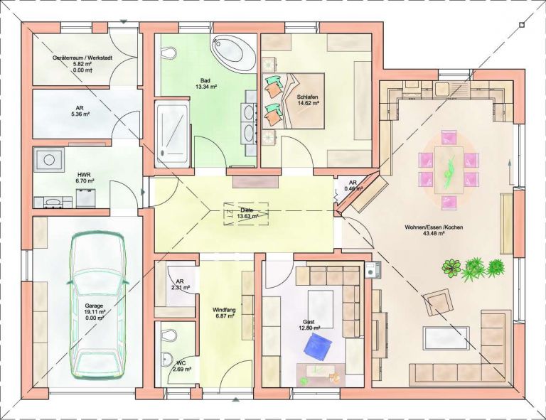 Bungalow 150 - MH - Mein Haus Bausysteme Online